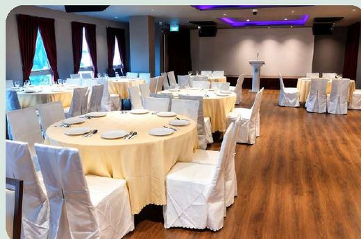 Celebrations Hall table setting